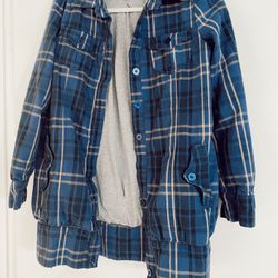 Plaid Jacket/cardigan