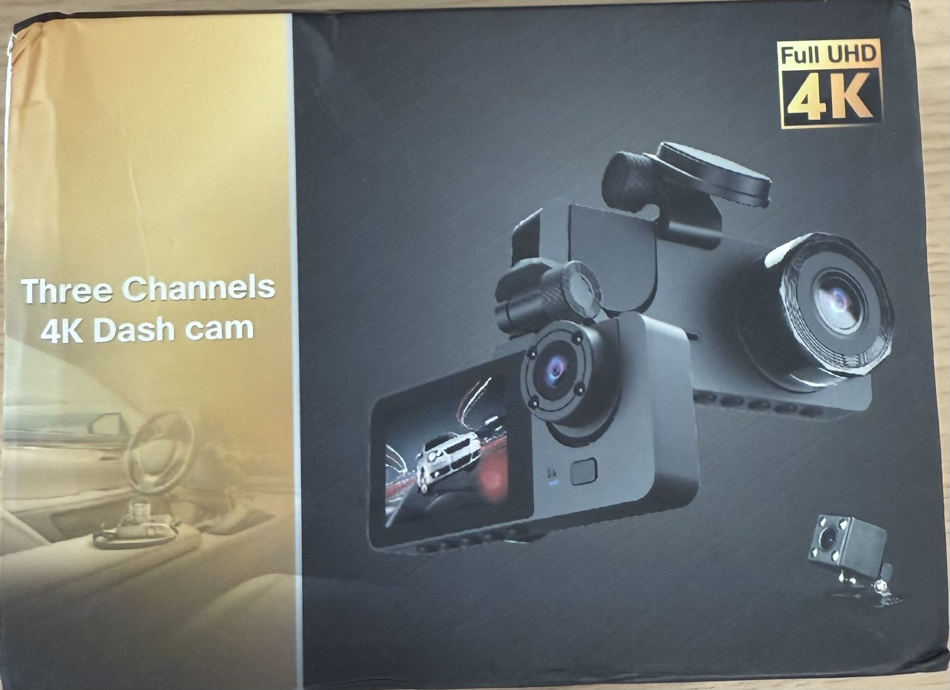 Three Channels 4K Dash Cam