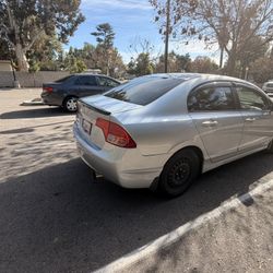 2007 Honda Civic Lx Silver