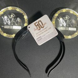 Haunted Mansion Light Up Ear Headband 50th Anniversary