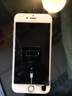 iphone s with broken screen