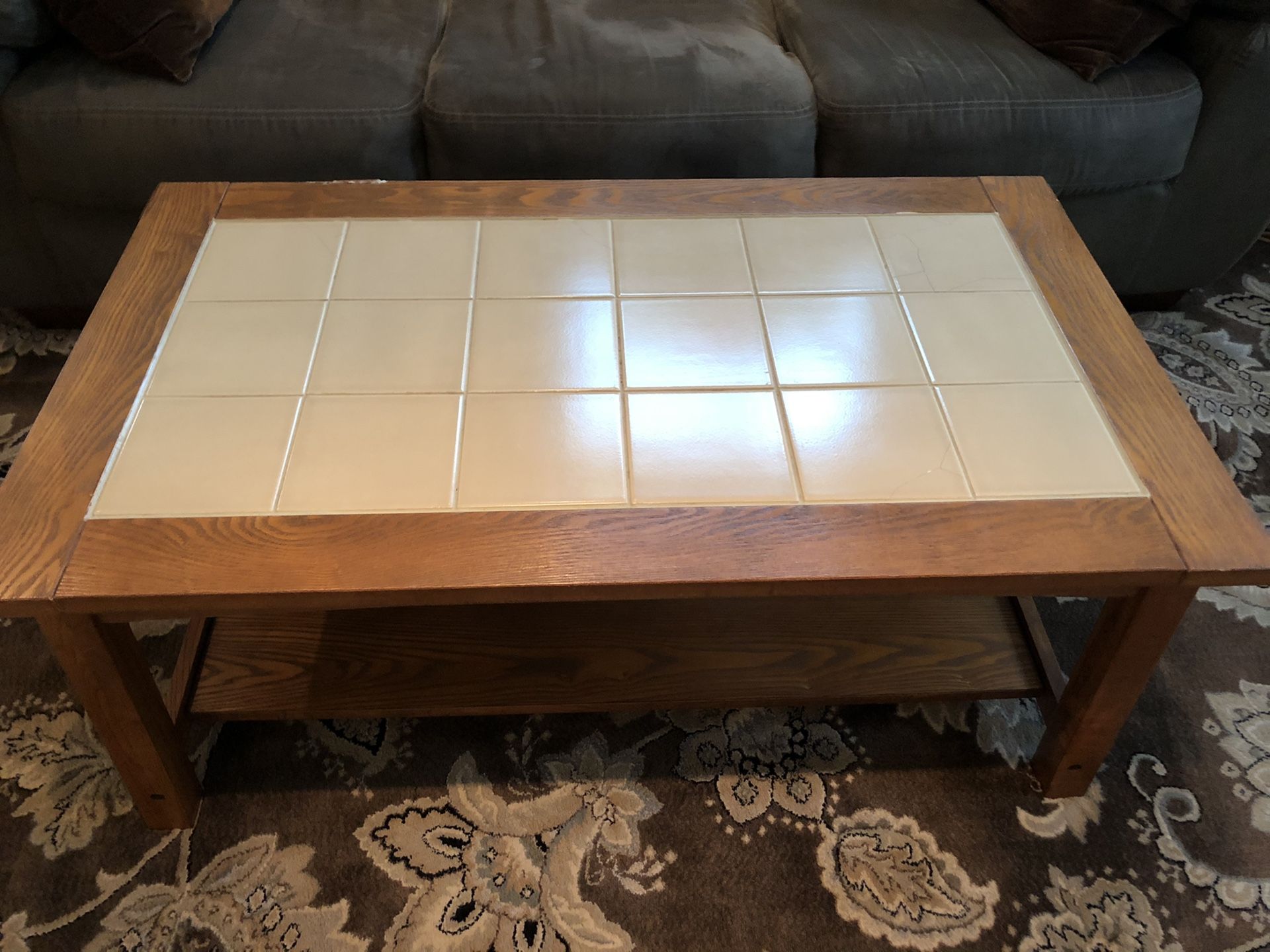 Coffee table. W 25”, H 18”, L 43”