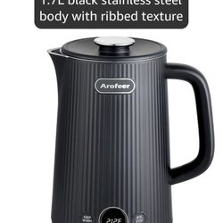 1.7L(57oz) Large Electric Kettle Temperature Control, 7+Cups Electric Tea Kettle for Coffee&Tea, 2 quarts Big Hot Water Kettle Electric with,1200W,Kee