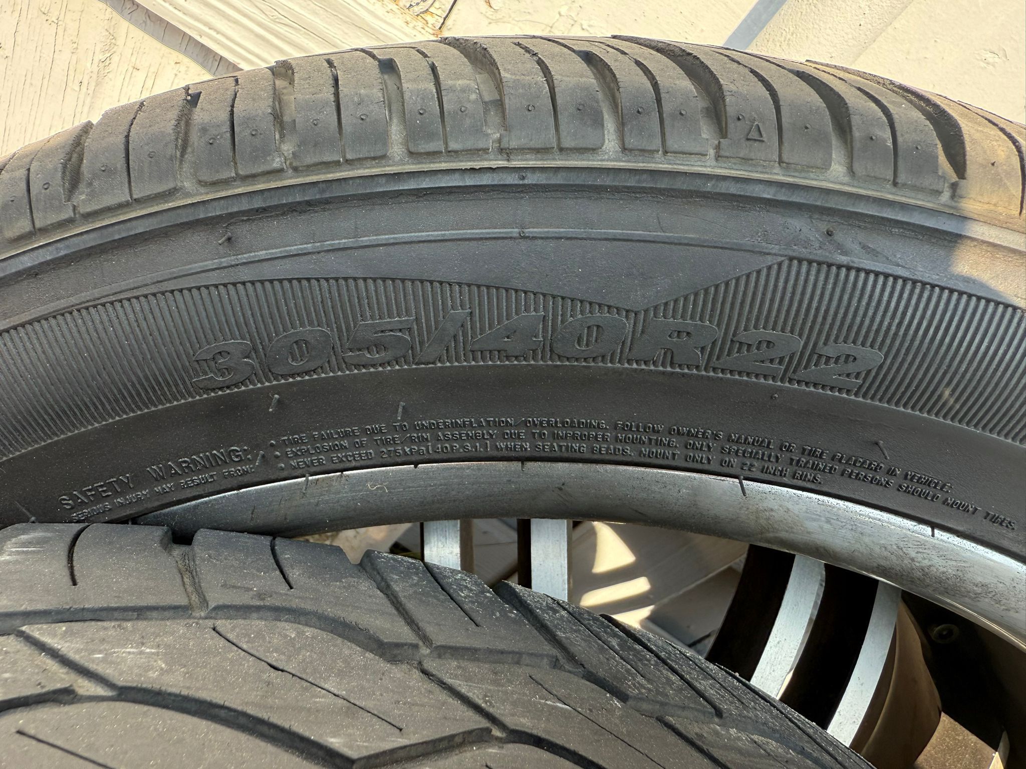 4 Seminew Tires R22