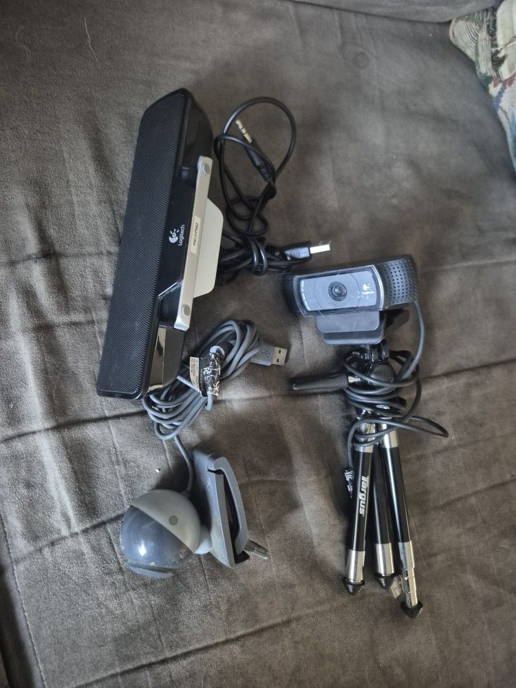 Plug In Speaker, Webcams