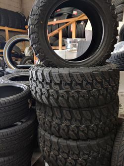 33 35 37 mud & all terrain tires. $0 take home LAYAWAY. Ulohos 2940 N Keystone. Mon-Sat 10-6pm