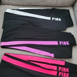 pink leggins size small