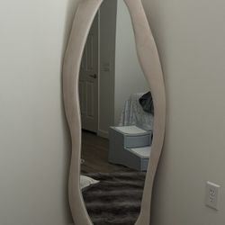 Irregular Wavy Floor Mirror