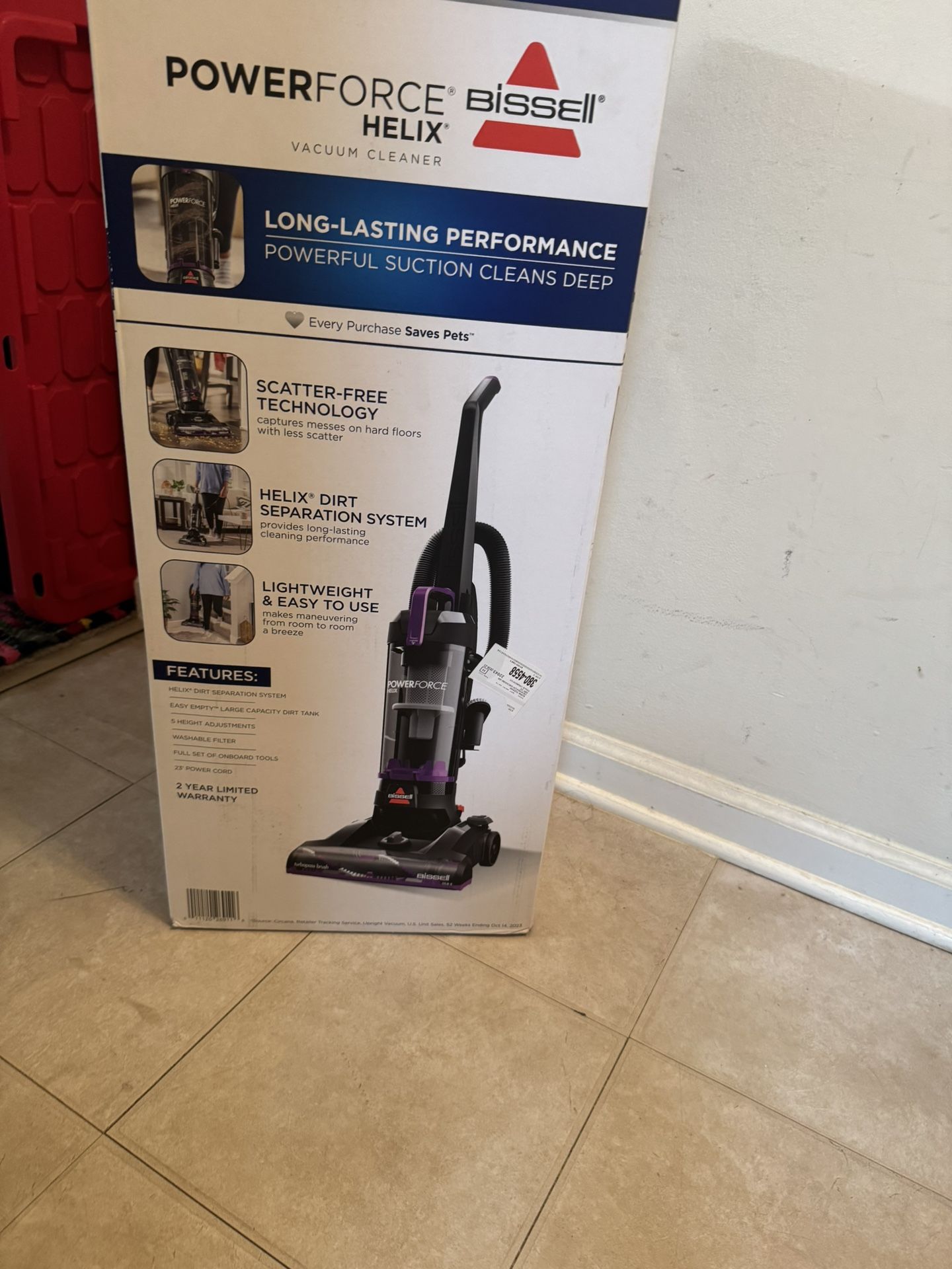 Bissell PowerForce Helix New Unopened 