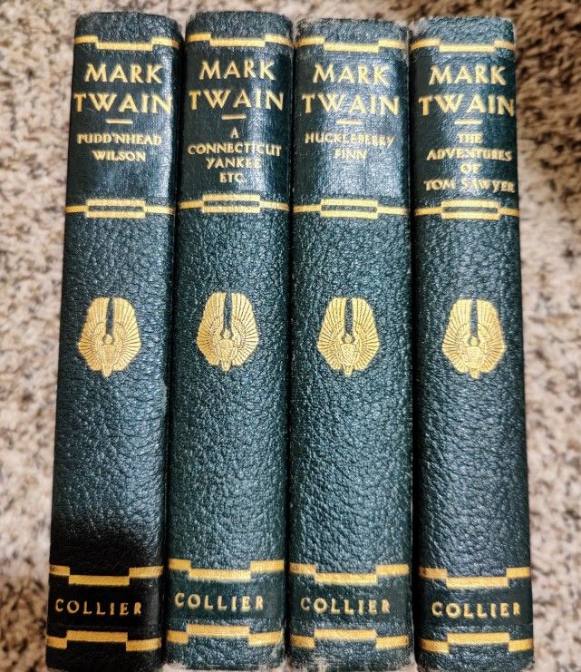 4 Antique Books By Mark Twain