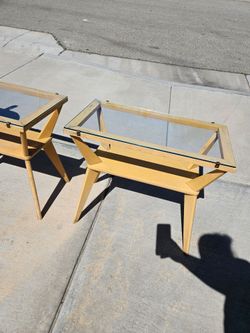 Mid century end tables