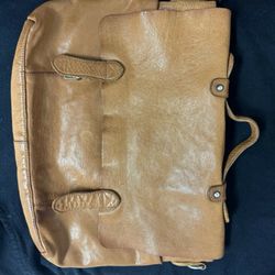 Vintage Light Brown Leather Fendi Satchel – Timeless Italian Elegance