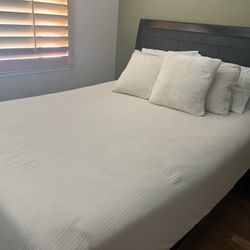 Bed Frame And Matching Dresser With Mirror