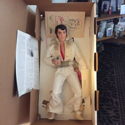 Super Gold Elvis Doll
