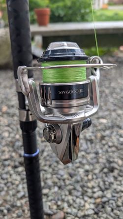 Saragosa 6000 SaltWater Jigging Setup