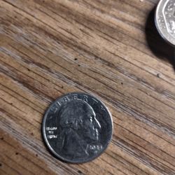 Rare With Errors And Cod We Trust Quarter Very Good Condition