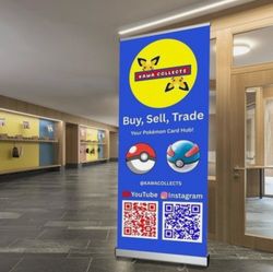 Roll Up Banner Stand with Carrying Bag