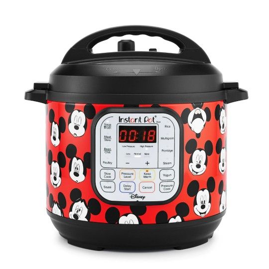 Instant Pot  Duo 6 Quart Electric Pressure Cooker, 7-in-1 Multicooker, Disney Mickey Mouse