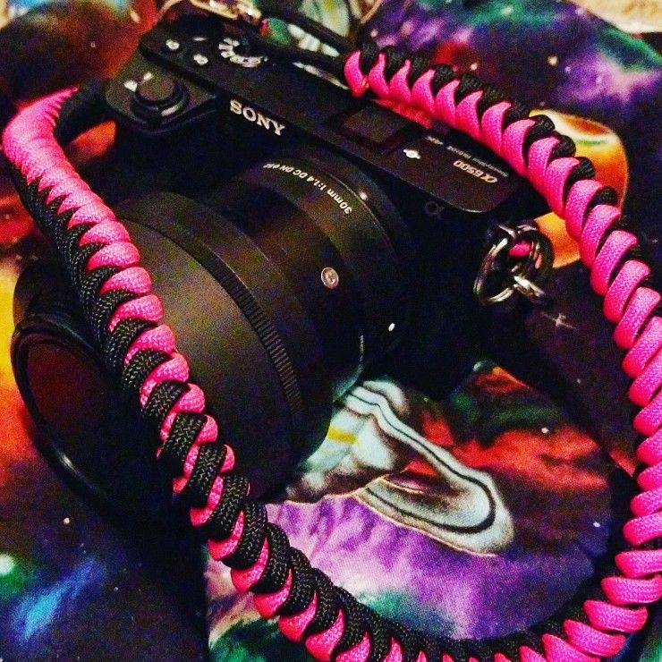 Camera strap handmade
