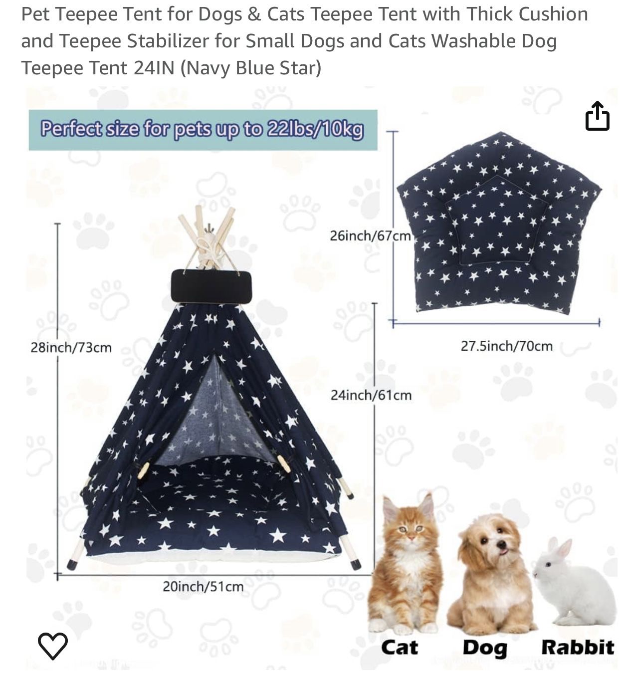 Pet Tent For Cats And Dogs 