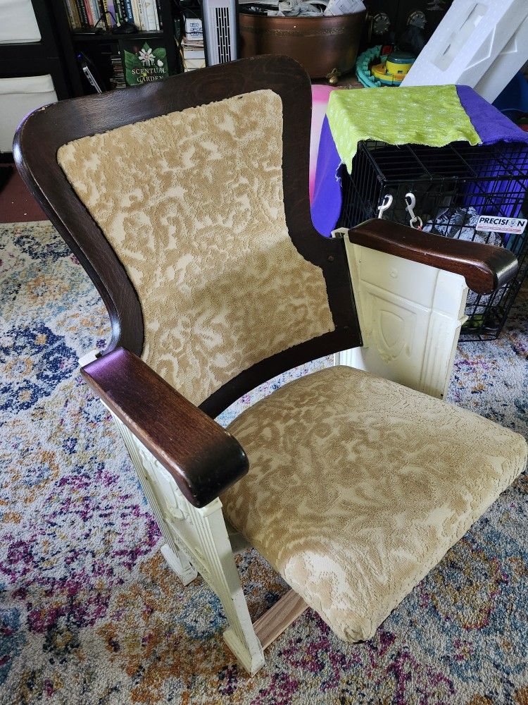 Antique Theater Chair