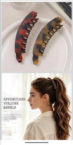 Brand new 3 Pack Large Banana Claw Clips for Thick Long Hair – 4.3Inch Strong Hold Non-Slip Hair Jaw