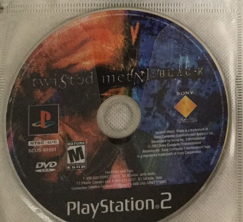 Twisted metal black for ps2