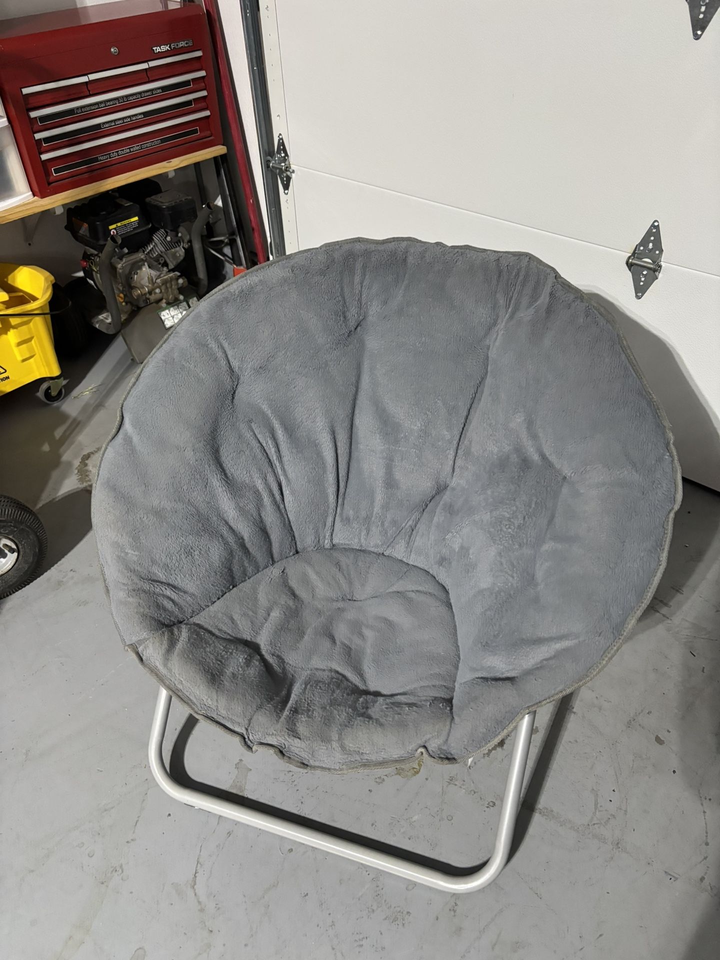 Two Very Nice Chairs. The Camping Chair Is New And The Other Chair Is Very Comfy.