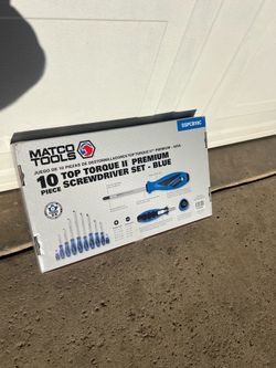 BRAND NEW 10 PIECE TOP TORQUE II™ SCREWDRIVER SET $210