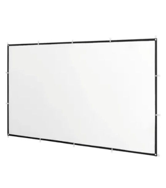 INSIGNIA ™
 - 100" Home Theater Portable Folding Projector Screen - White