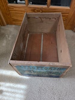 Antique wood box