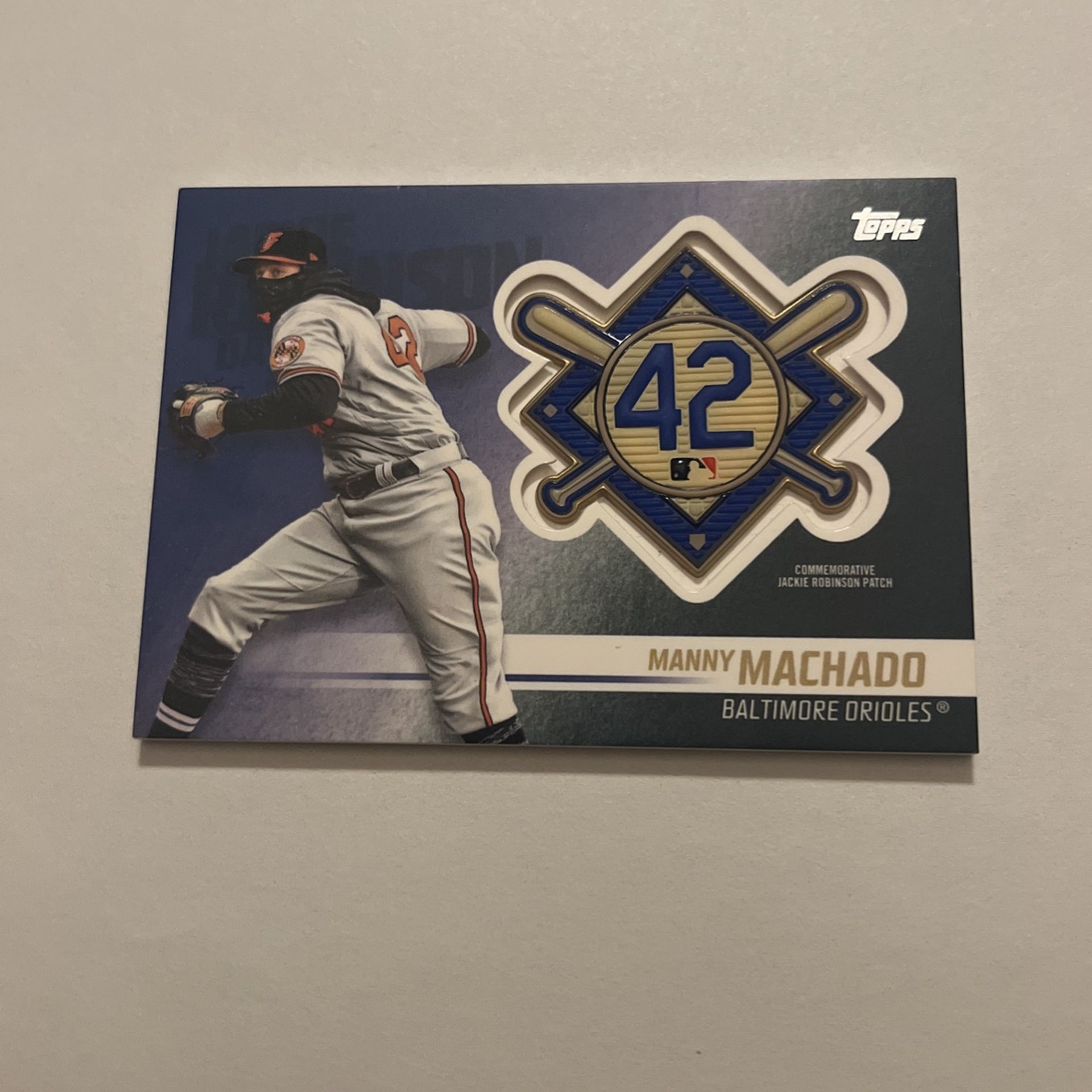 Many Machado, Jackie Robinson Patch 2018 Topps