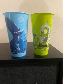 Simpsons Jack In the Box halloween collection cups