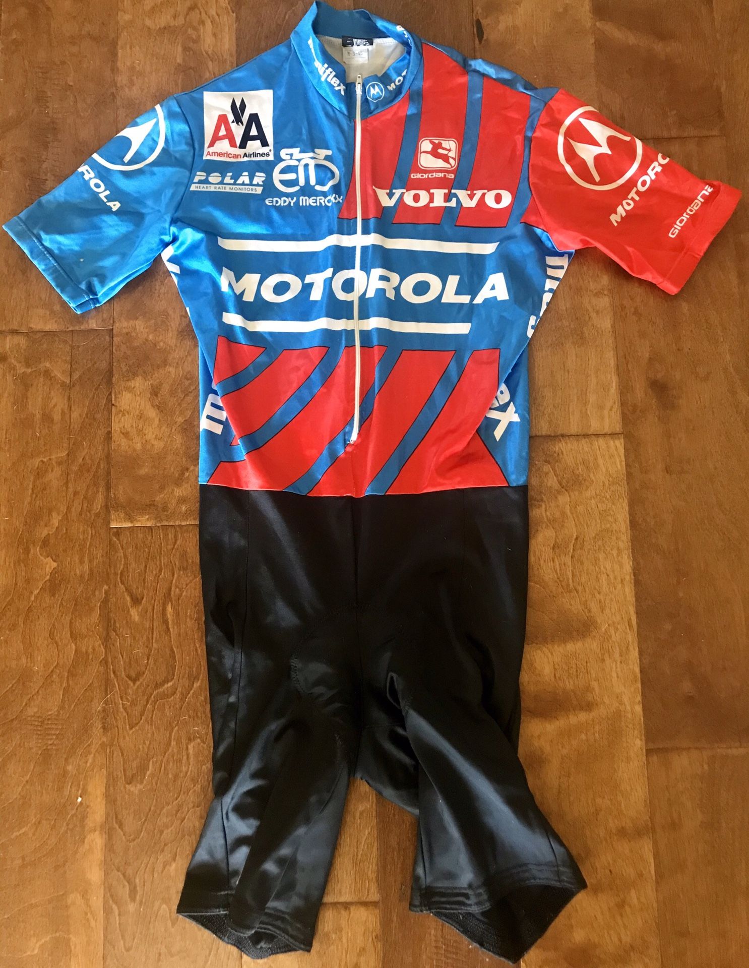 MOTOROLA GIORDANA MEDIUM 3-48 CYCLING 🚴🏼♀️ SKINSUIT LANCE ARMSTRONG ERA