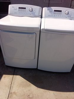 Set of L.G.washer and  gas dryer