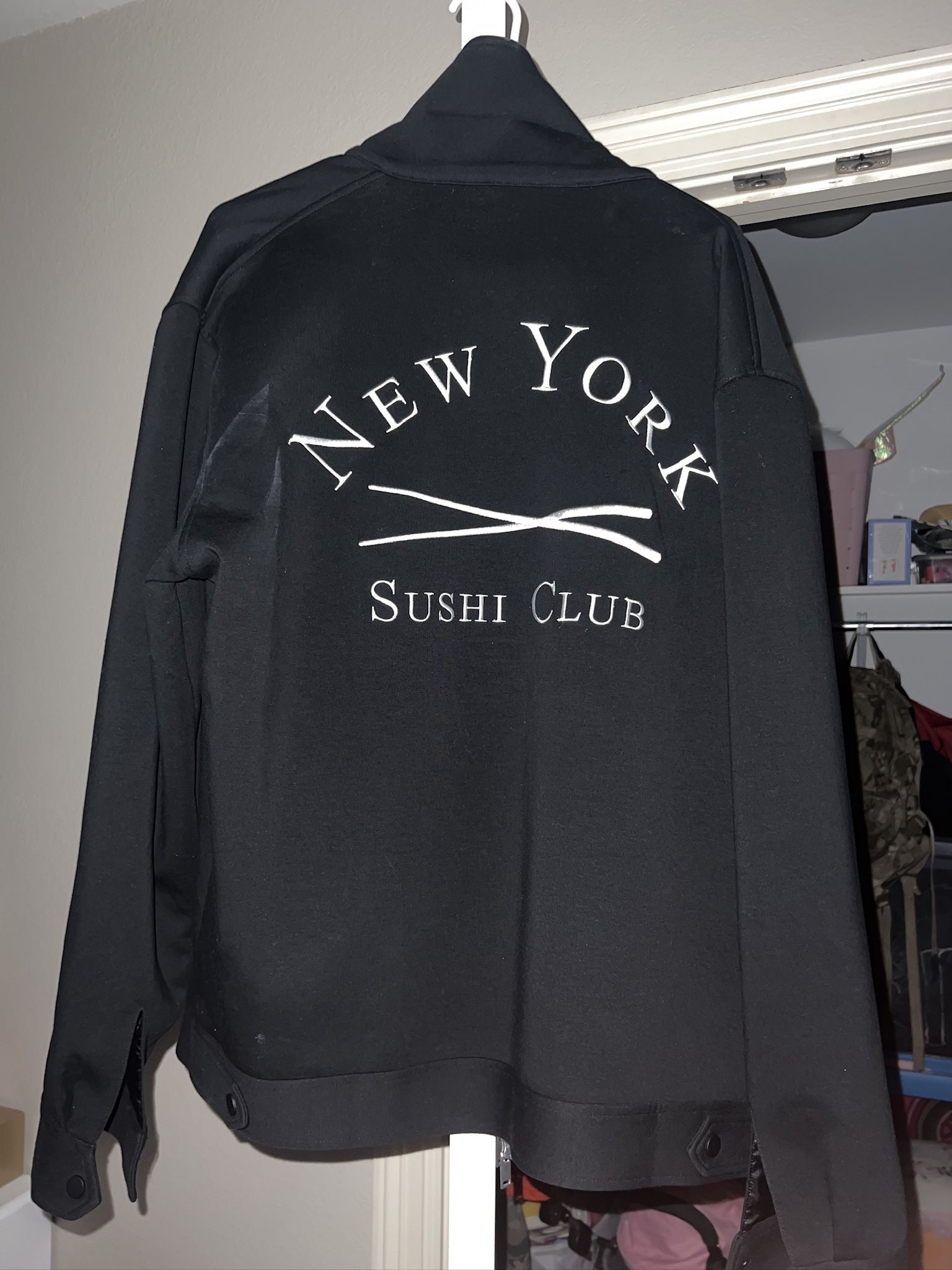 “New York Sushi Club NYSC Zip Jacket - Nobu x Stampd Limited Edition Black XL (Like New)”