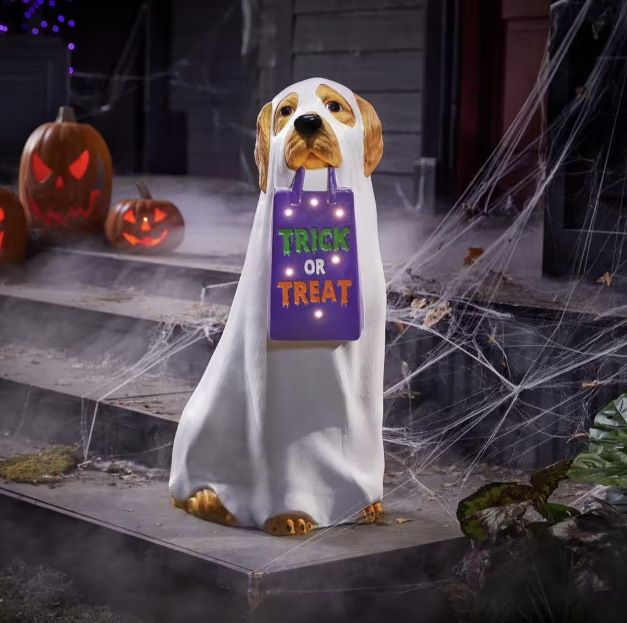 Home Accents Holiday 2.5 ft. Battery Operated LED Ghost Golden Retriever