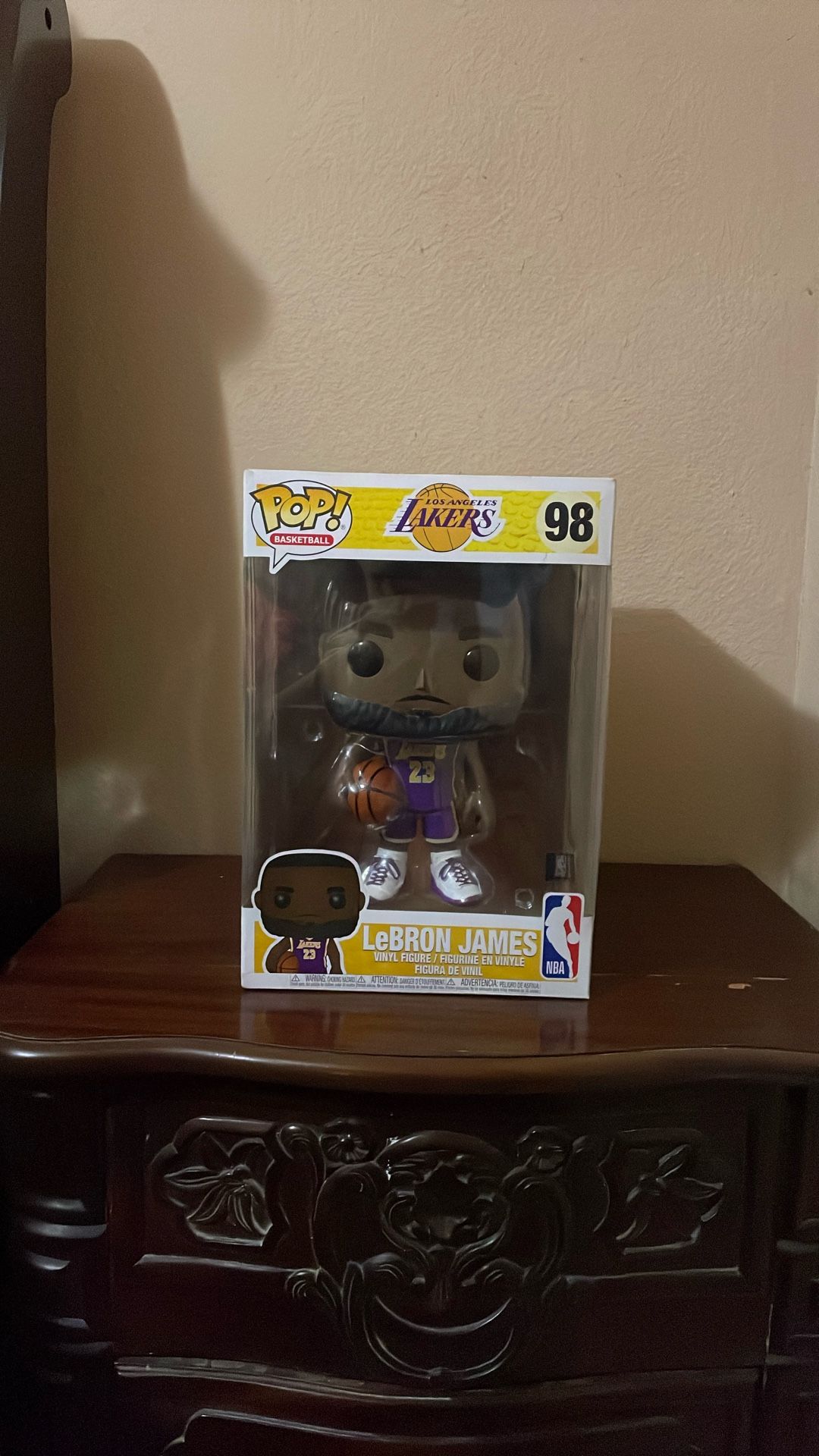 Pop-98. Los Angeles Lakers. Lebron James. 10-inchs