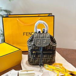 Fendi women backpack shoulder bag