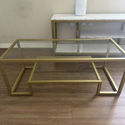 GOLD COFFEE TABLE