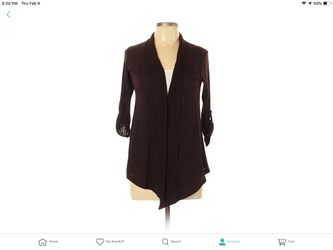 Dark brown cardigan
