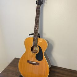 Vintage 70s Epiphone FT-120 Acoustic Guitar, MIJ 