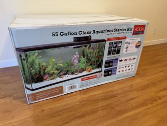55 Gallon (55g) Aquarium/Fish Tank Starter Kit! Brand New In Box! Complete kit