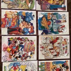 Disney 8 Card 3 D 