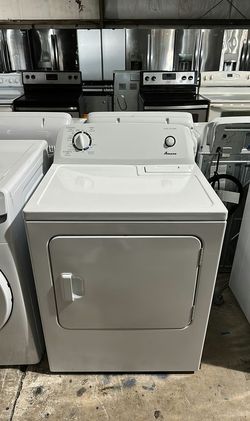 Amana White Basic Dryer - Automatic Dry