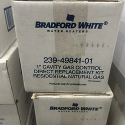 Bradford white 1 inch cavity, gas control, directly replacement kit residential natural gas
