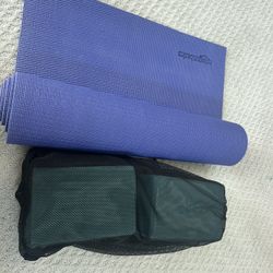 Yoga Mat And Blocks