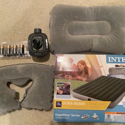 intex air mattress plus accessories 