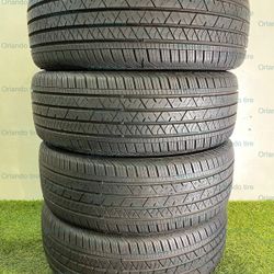 S127  245 50 20 102H  Continental CrossContact LX Sport  4 Used Tires 90% Life 