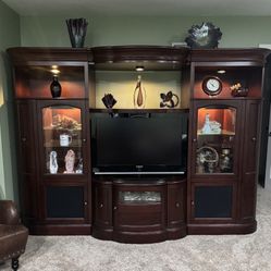 Lighted Entertainment Center